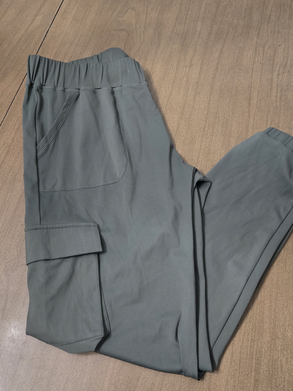 ZYIA Olive Green Cargo Leggings - Picture 2 of 15